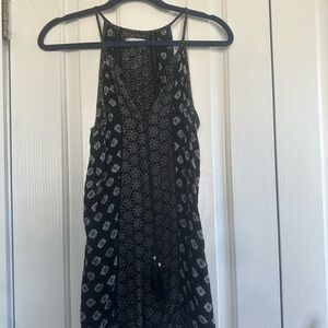 Altar'd State Black and White Backless Tank